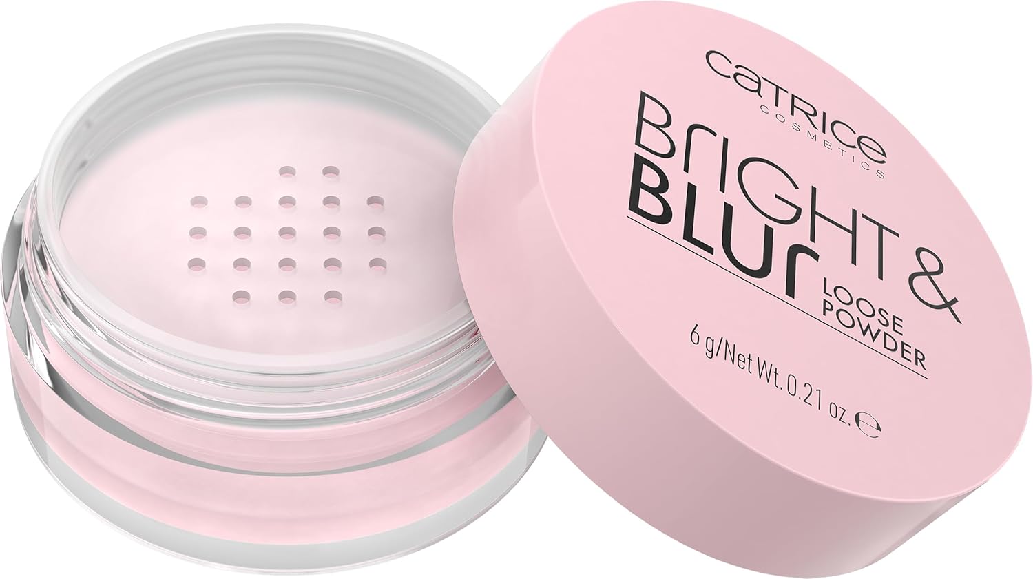 Catrice Bright & Blur Loose Powder | Lightweight, Instant Blur, Soft Matte Finish | Vegan & Cruelty Free (010 | Soft Pink)