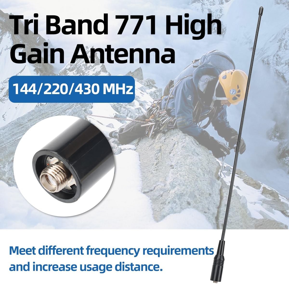 BAOFENG Ham Radio Handheld Long Range 5RH PRO GPS 10W Walkie Talkies NOAA Weather Receiver Two Way Radio Rechargeable 3800mAh Battery with USB-C Charger Tri Band Antenna for Hunting Gear,2 Pack - Image 7