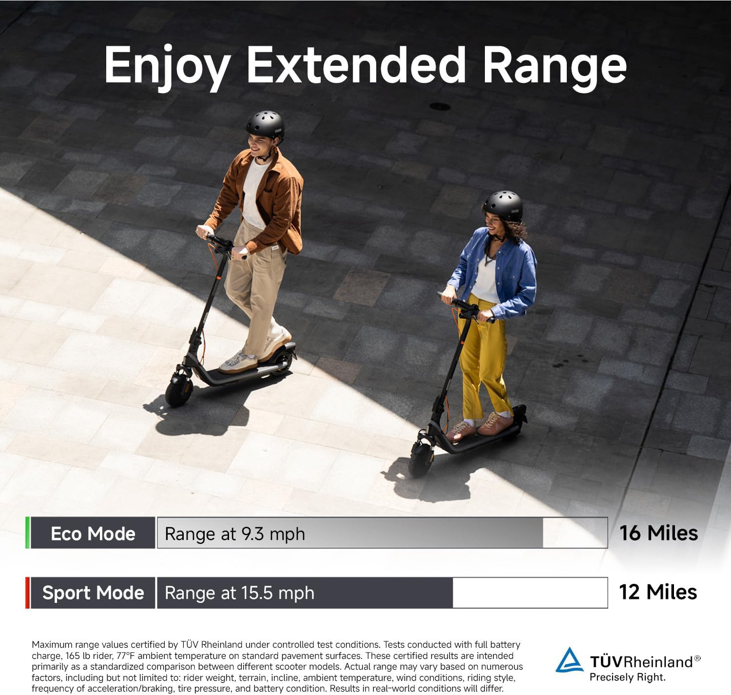 Segway Ninebot E2 Plus II/E2 Pro/E3 Pro Electric Scooter, 15.5–20 MPH, Long Range, Dual Elastomer Suspension (E3 Pro only), Foldable Adult Scooter, UL 2272 & 2271 Certified - Image 5