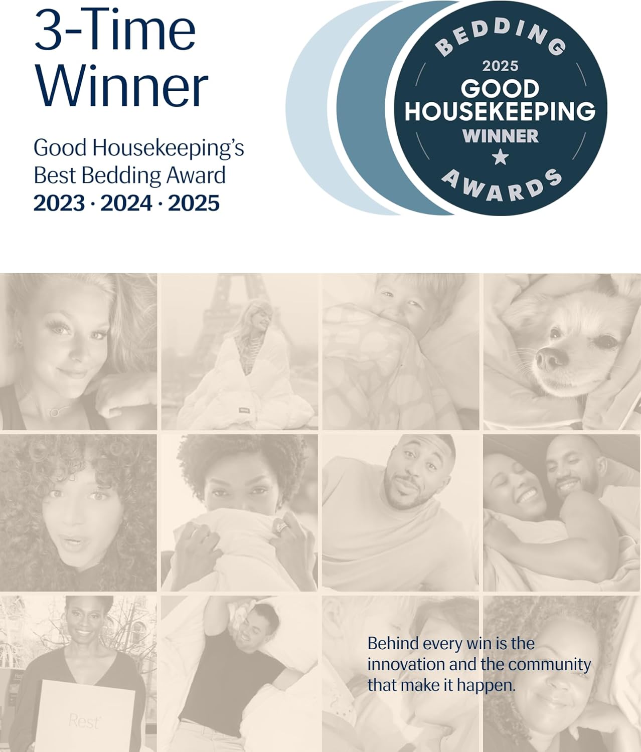 REST® Evercool® Cooling Comforter, King/Cali King, Blanket for Hot Sleepers, All Season Bedding to Keep Cool for Night Sweats, Breathable Lightweight Blanket, 106x90 Inches, Snow Ivory - Image 2