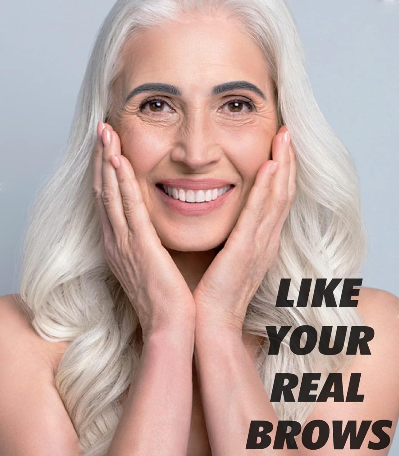 Grey Eyebrow Pencil for Older Women, Waterproof, Eyebrow Pen for Gray Hair - Image 2