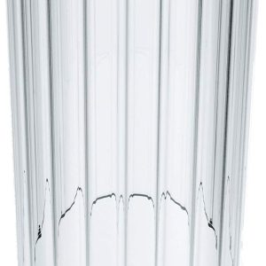 Glass Shade Straight Cylinder Glass Lamp Shade Replacement with Multiple Effects (Stripe Straight Cylinder)