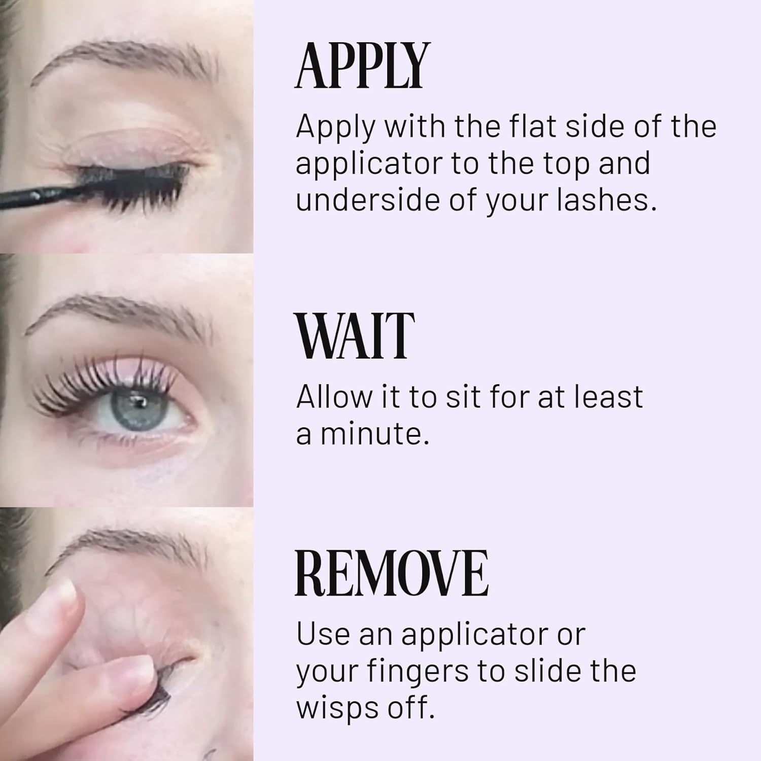 Lilac St. - Bond Breaker Lash Remover - Gentle Eyelash Glue Remover - Remove Lash Glue from Segments - Collagen Extract & Nourishing Oils - Waterproof - Cruelty Free, Vegan, Women Founded - 0.32 fl oz - Image 3