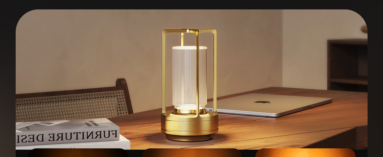 rechargeable table lamps set of 2