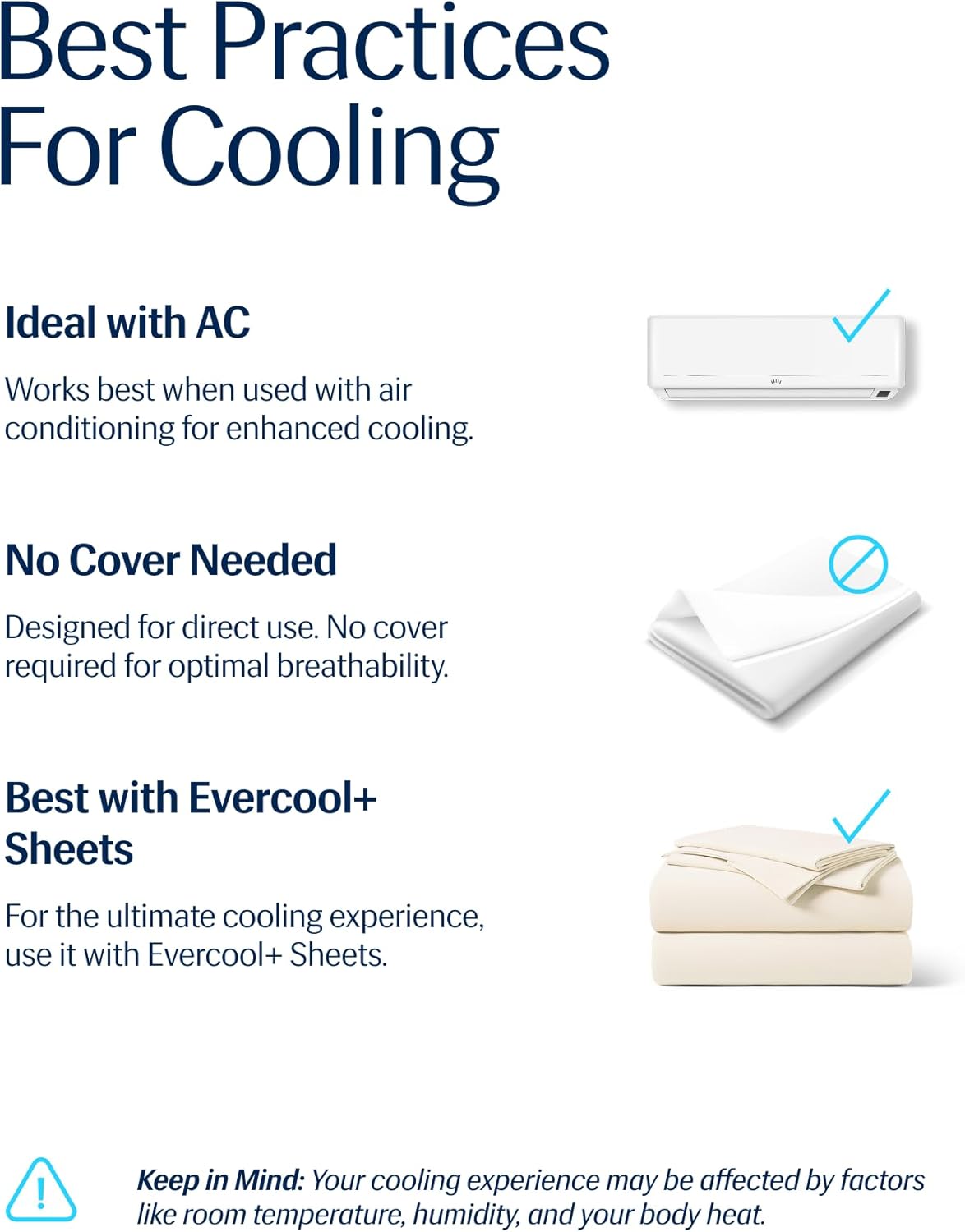 REST® Evercool® Cooling Comforter, King/Cali King, Blanket for Hot Sleepers, All Season Bedding to Keep Cool for Night Sweats, Breathable Lightweight Blanket, 106x90 Inches, Snow Ivory - Image 6