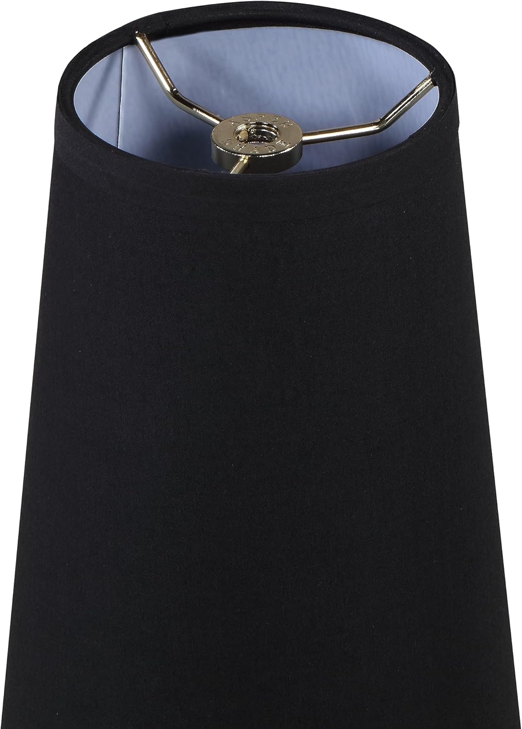 Aspen Creative 32163 Transitional Hardback Empire Shape Spider Construction Lamp Shade in Black, 4-1/4" Top x 6" Bottom x 9" Slant - Image 4