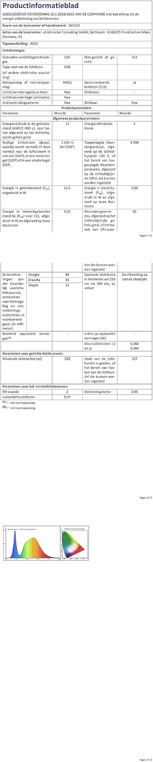 SKYLEO Led Desk Lamp - Desk Light for 33.5" Tall - Flexible Gooseneck - 5 Color Modes X 11 Brightness Levels - 1300LM - Timmer & Memory Function - 12W Clip on Light - Black - Image 11