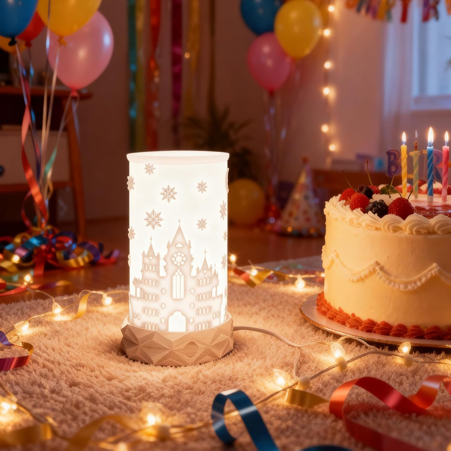 Indoor Battery Operated Table Lamp, 1500mAh Rechargeable Bedside Lamp 3 Color Temperatures with Rotatable Lampshade, USB C Charging Touch Control Nightstand Lamp for Bedroom, Dinning Room, Dorm - Image 8