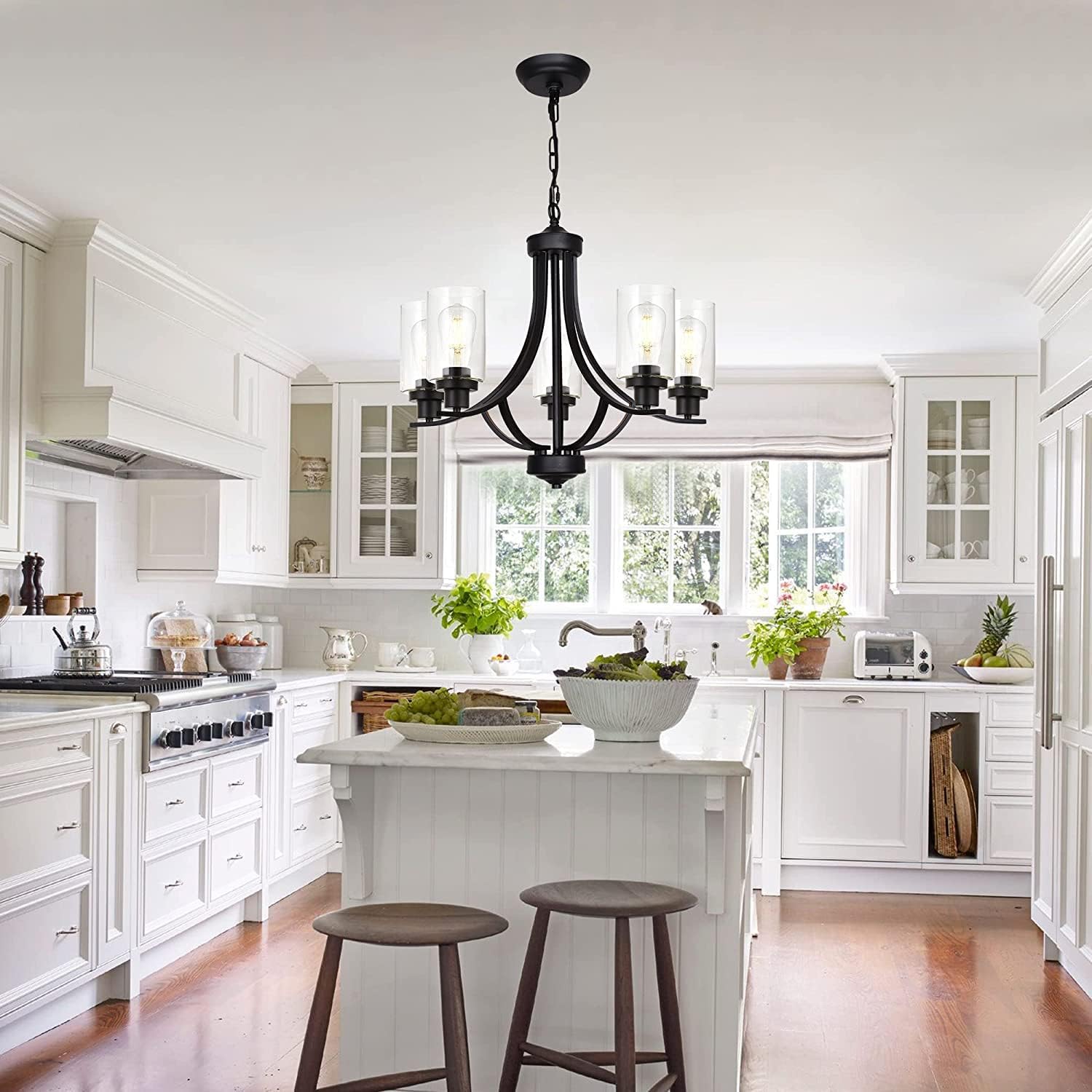 Clear Glass Shades Replacements 3-Pack Shade Cover Globes for Light Fixtures - Image 7