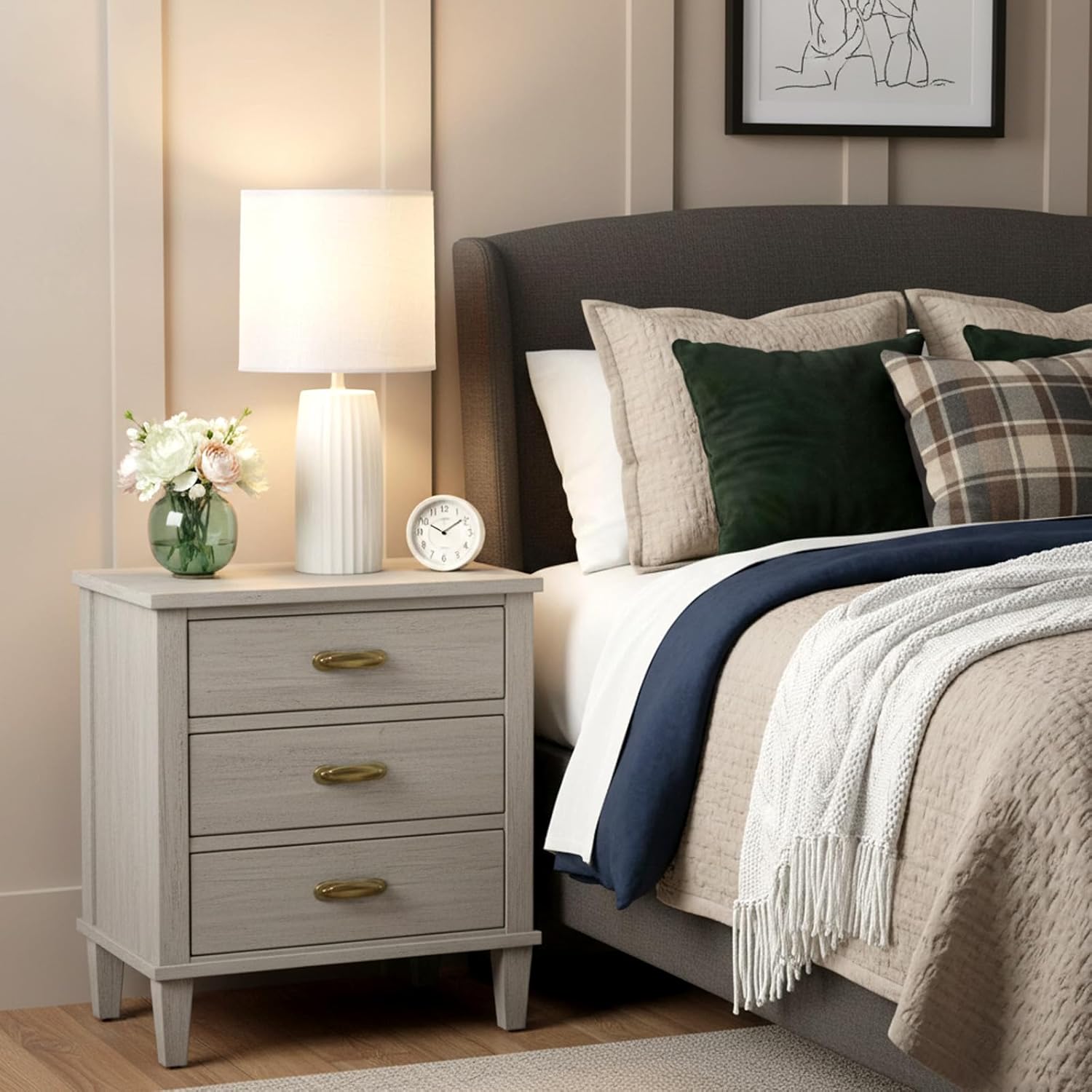 2PCS Table Lamp Shades, Drum Lamp Shades 8.66" Top X 8.66" Bottom X 7.87" High Lamps Shade Handcrafted Chandelier Shade for Table and Floor Lamps, Pendant Light, Easy Assembly - Image 5