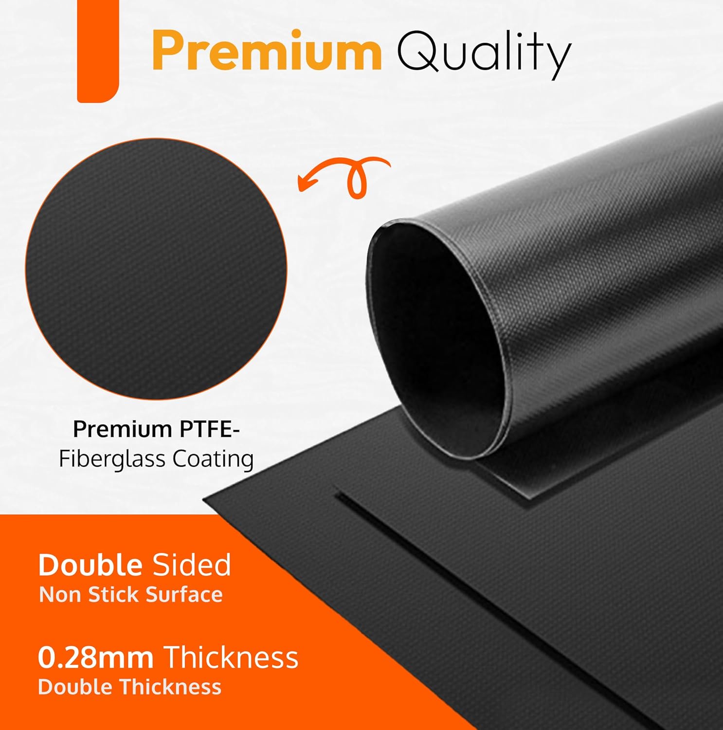 2 Pack Large Thick Heavy Duty Non Stick Teflon Oven Liners Mat, 17"x 25" BPA and PFOA Free, for Bottom of Electric Oven Gas Stove and Microwave Charcoal or Gas Grills - Image 4