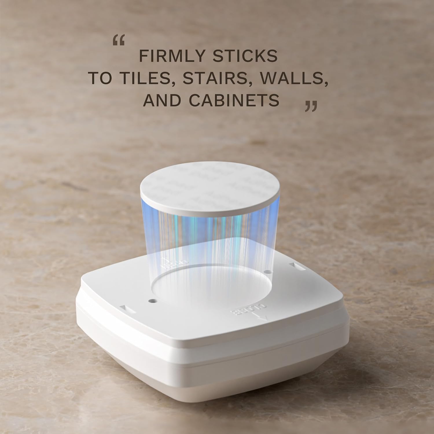 6-Pack Stick-on Motion Sensor Lights, Warm White LED Night Light, Stick-Anywhere Stair Lights, Closet Light, Battery Operated Wall Light for Kitchen, Hallway, Bedroom, Bathroom, Stairs - Image 4