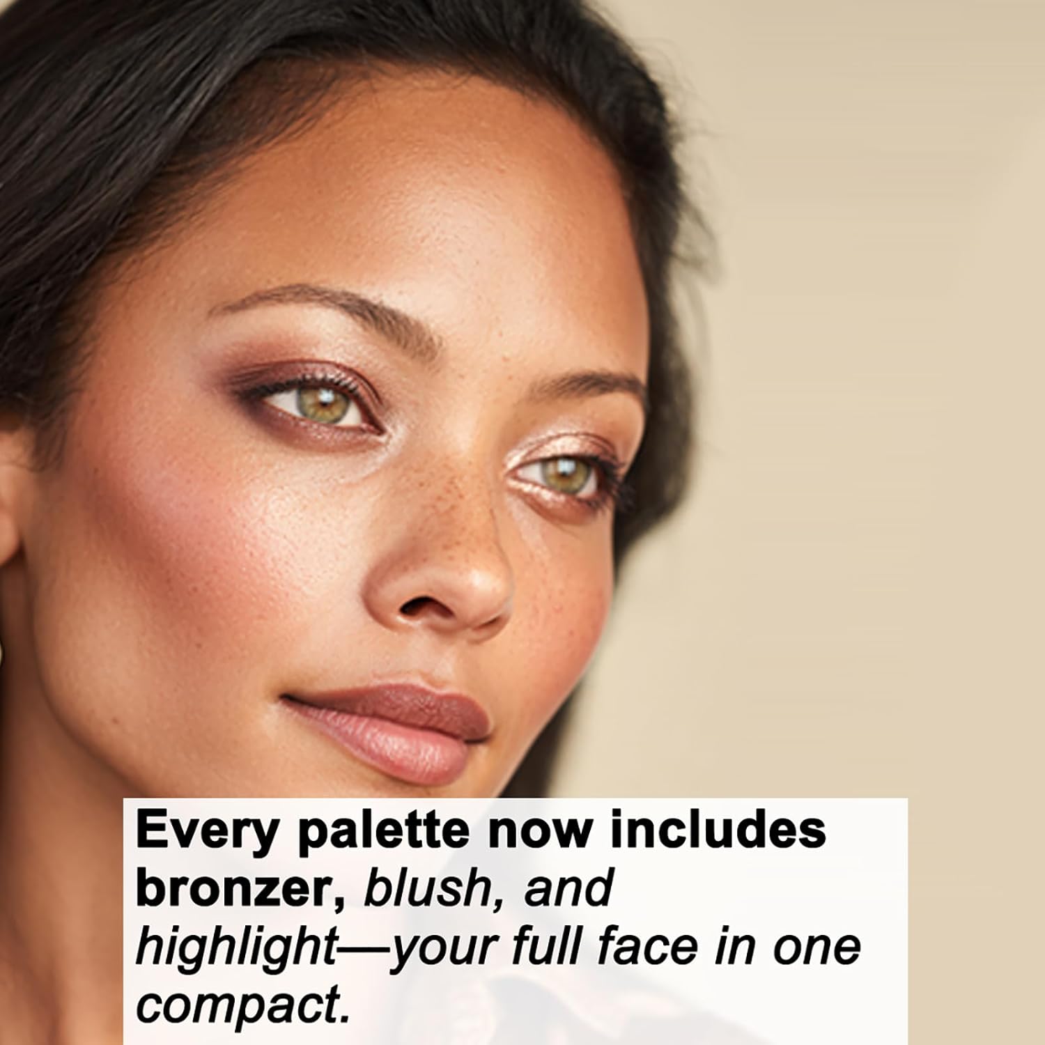 Baked Makeup Palette with Bronzer, Blush Eyeshadows Multi-Purpose Travel Compact, Velvety Smooth Finish, Neutral Pigmented Colors, Vegan Cruelty, Gift Set for Women - Image 4