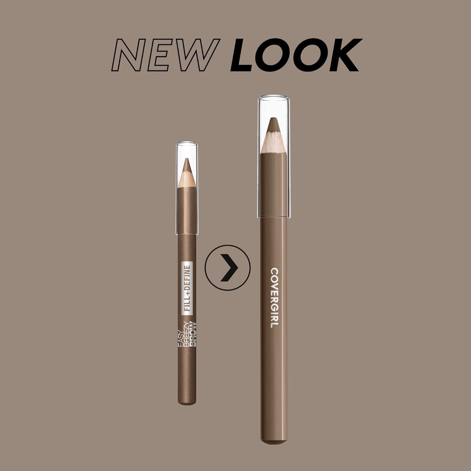 COVERGIRL - Easy Breezy Brow Fill + Define Brow Pencil, Sharpener Included, Long-Lasting, Deeply Pigmented, Blendable Formula, 100% Cruelty-Free - Image 2