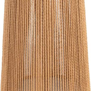 Rattan Small Lamp Shade 8'' Top X 10'' Bottom X 12'' High Boho Style For Table Lamps Floor Lamps,Vintage Lampshade Replacement Spider Fitter