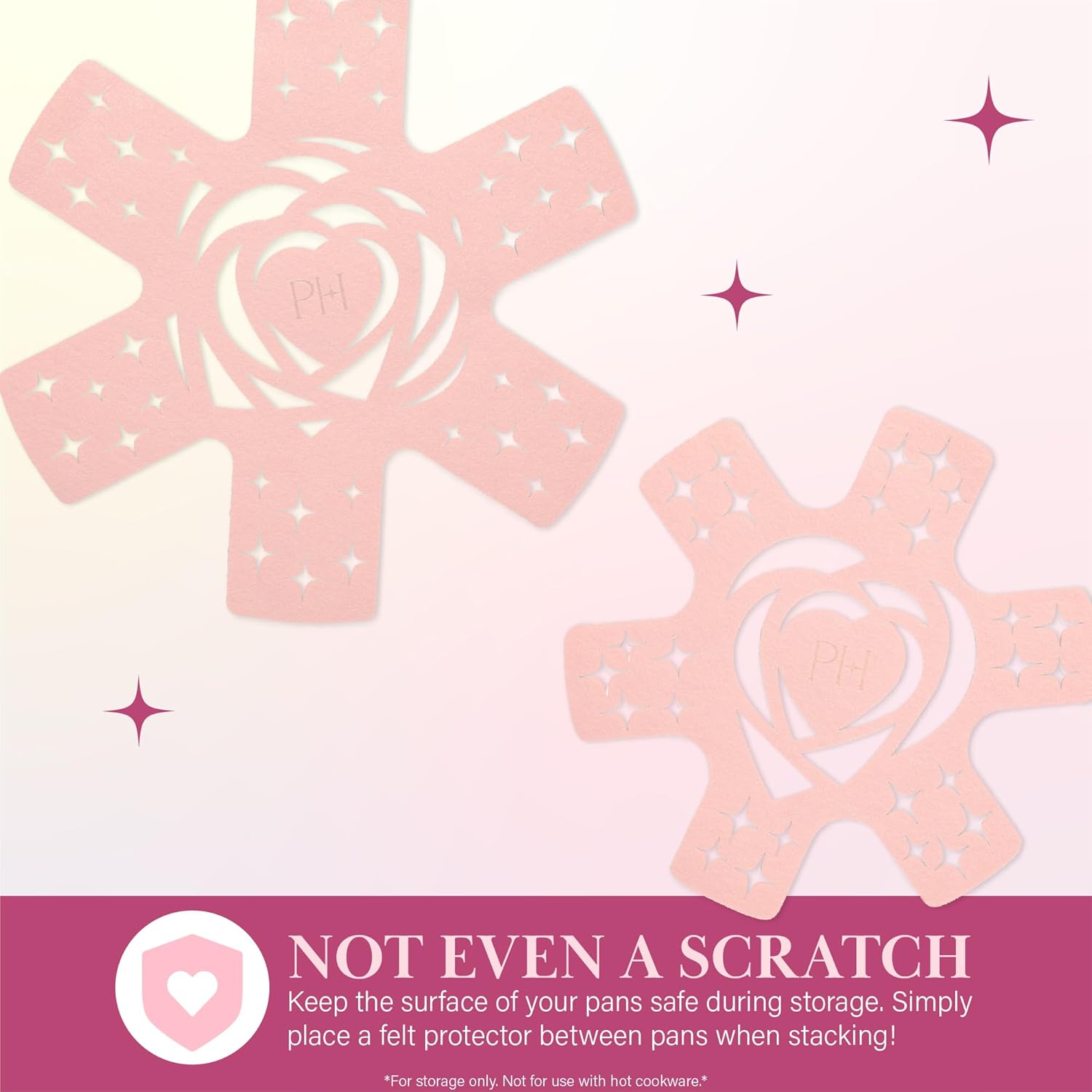 Paris Hilton Epic Nonstick Pots and Pans Set, Multi-layer Nonstick Coating, Tempered Glass Lids, Soft Touch, Stay Cool Handles, Made without PFOA, Dishwasher Safe Cookware Set, 12-Piece, Pink - Image 8