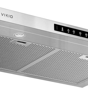 Range Hood 30 Inch Under Cabinet, 900CFM Stainless Steel Kitchen Stove Vent Hood, Touch/Gesture Control, 3 Speed Exhaust Fan, LED Lights, Reusable 5-Layer Aluminum Filters