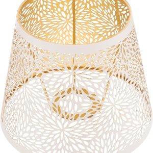 DOITOOL Metal Lamp Shade, E27 Tree Shadow Lamp Shade, Hollow Out Design, Vintage Lamp Shades for Table Lamps and Floor Light, Small Lamp Shades for Living Room Bedroom Decor