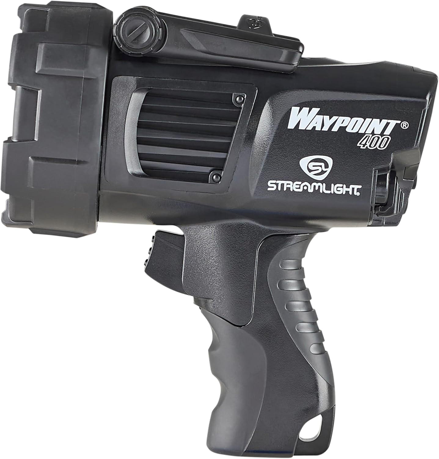 Streamlight 44911 WayPoint 400 Rechargeable 1400-Lumen Long Range Pistol-Grip Spotlight with 120V AC Charger and Polymer Holder/Mount, Black - Image 2