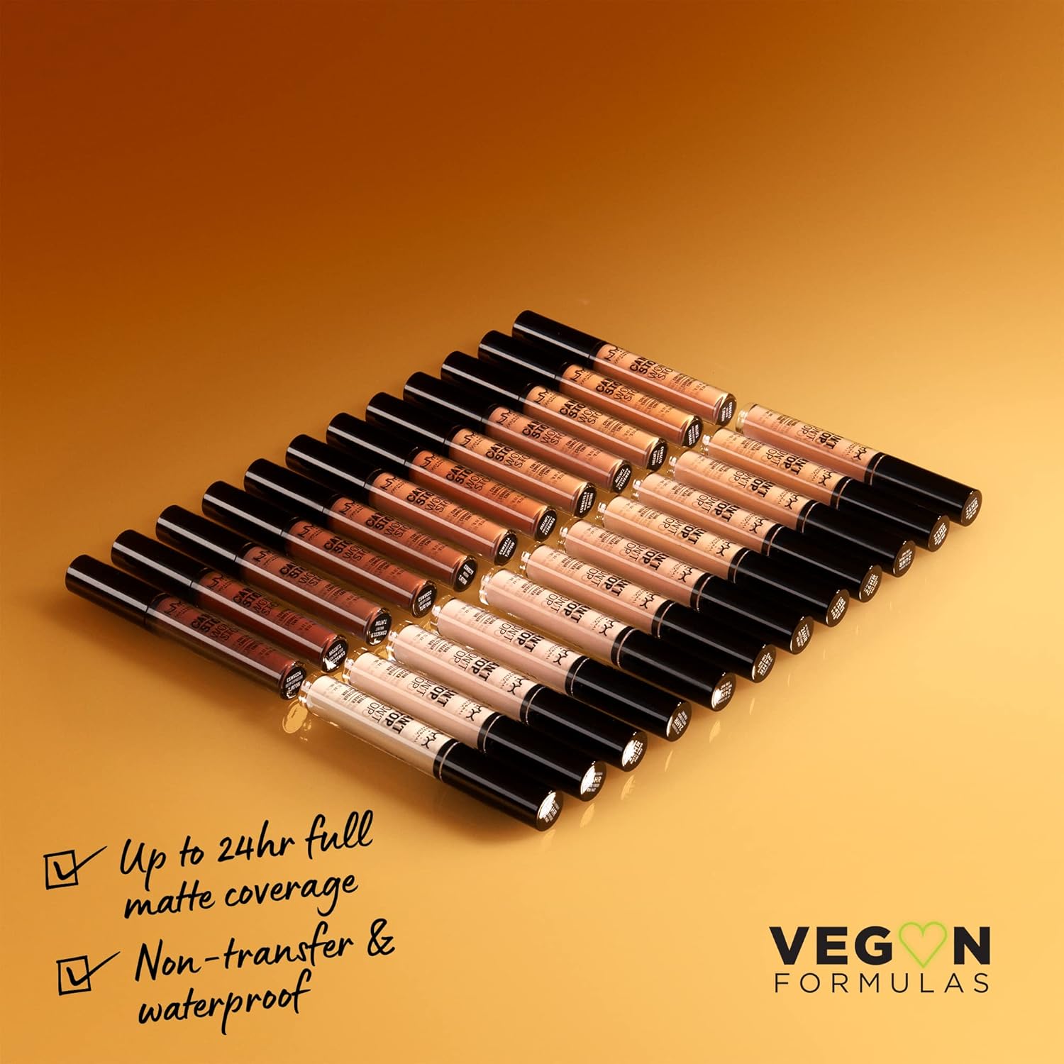 NYX PROFESSIONAL MAKEUP Can't Stop Won't Stop Contour Concealer, 24h Full Coverage Matte Finish - Natural - Image 2