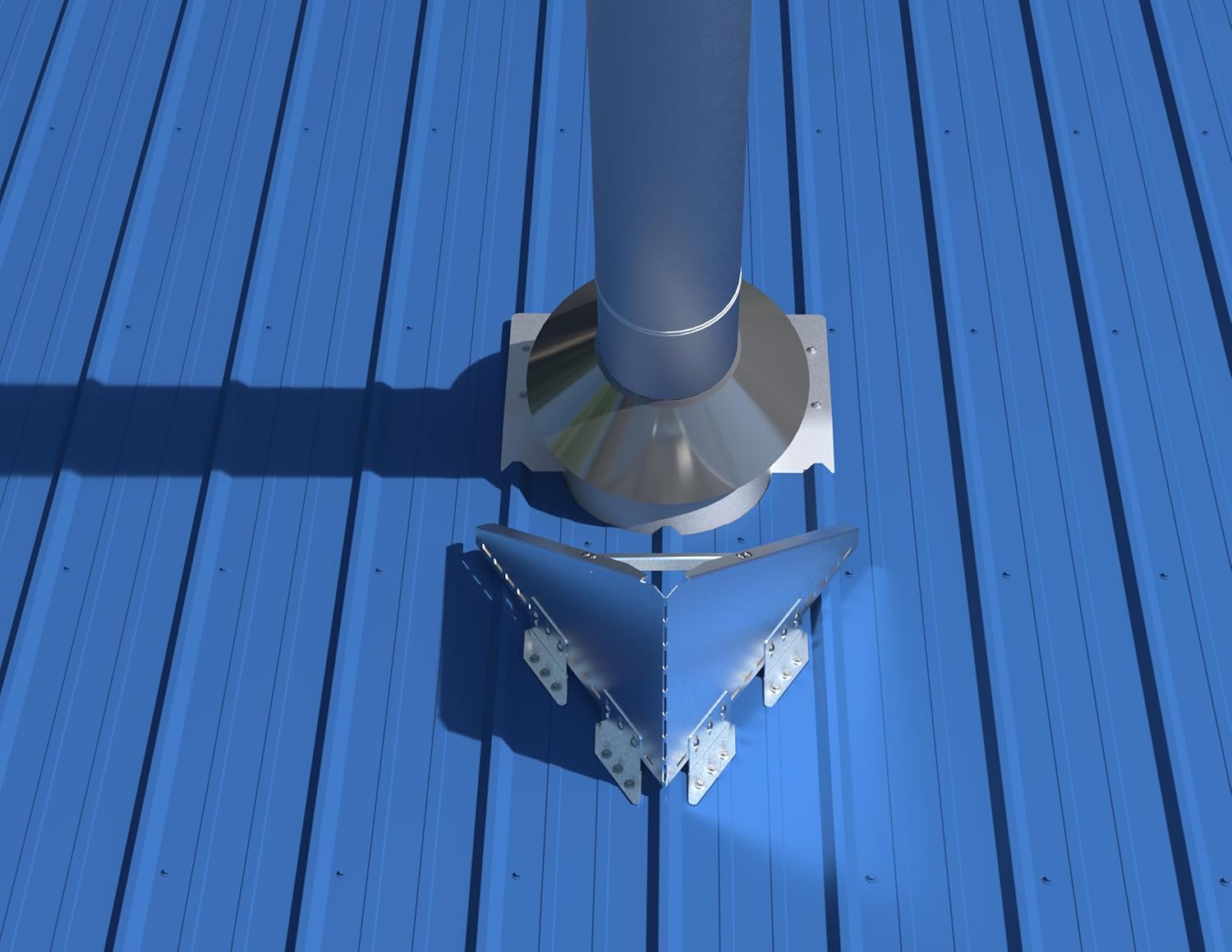 Kuma Snow Destroyer for Chimneys. USA Made. Universal Fit. Lifetime Protection for 6-8" Wood Stove Chimneys - Image 3