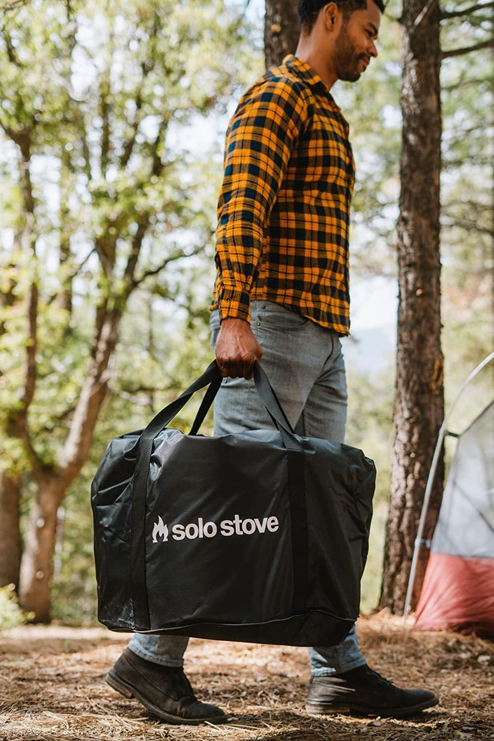 Solo Stove Bonfire 19.5" Smokeless Fire Pit with Removable Ash Pan | Portable Outdoor Fire Pit | Stainless Steel - Wood Burning Lightweight Fireplace | Ideal for 4-6 People, 20 lbs - Image 3