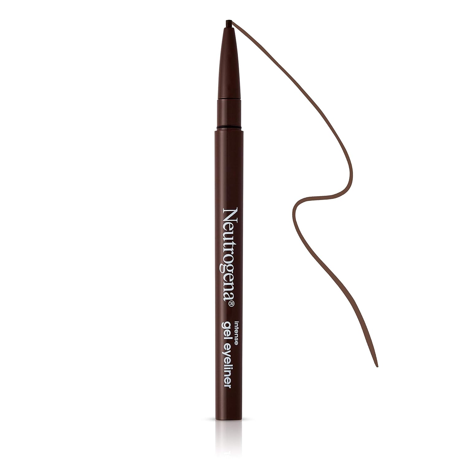 Neutrogena Intense Gel Eyeliner, Eye Makeup with Antioxidant Vitamin E, Bold Precision Eyeliner, Smudge- and Water-Resistant, Dark Brown, 0.004 oz - Image 7