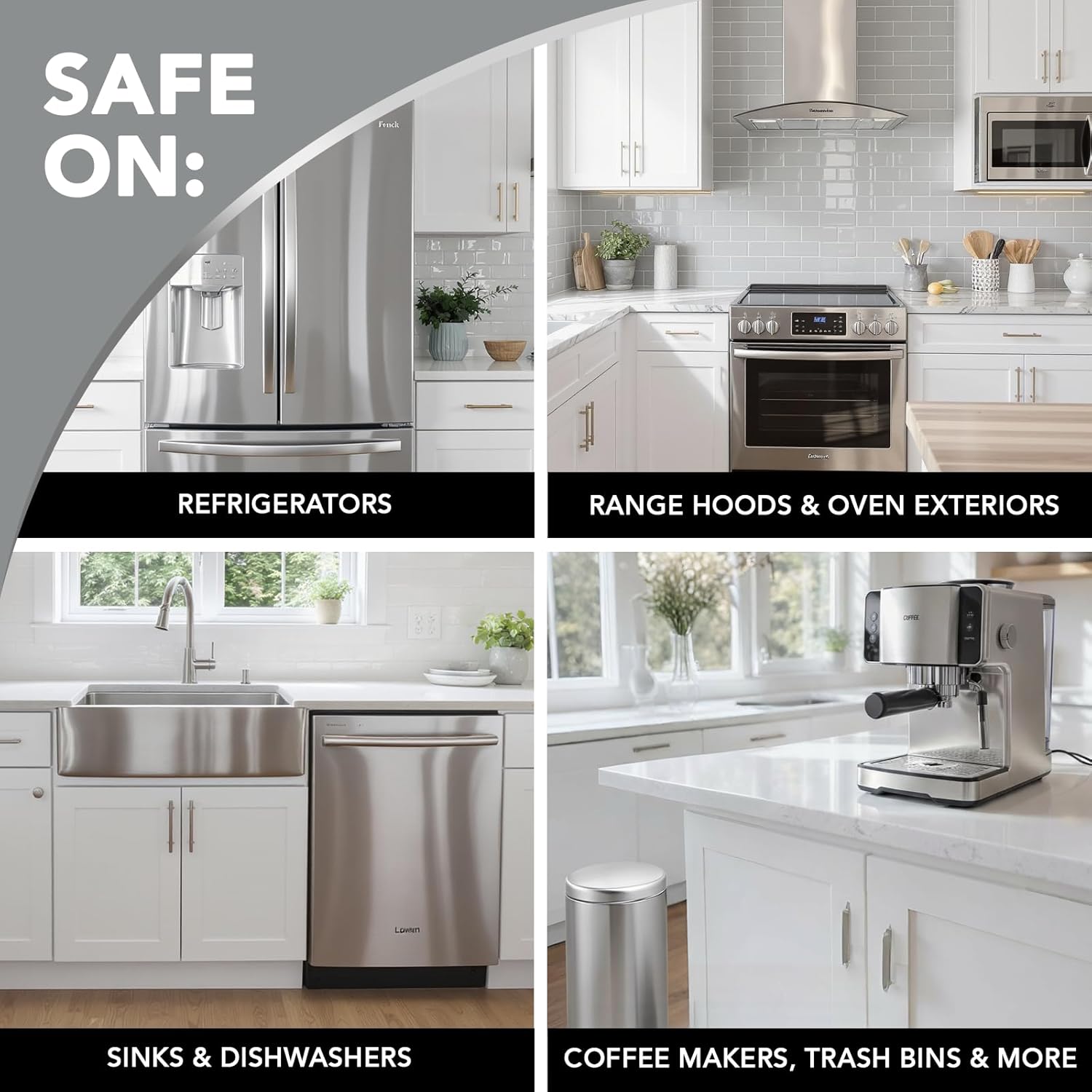 Weiman Heavy Duty Cooktop Polish & Stainless Steel Wipes - Powerful Appliance Kitchen Cleaning Kit - Packaging May Vary - Image 8