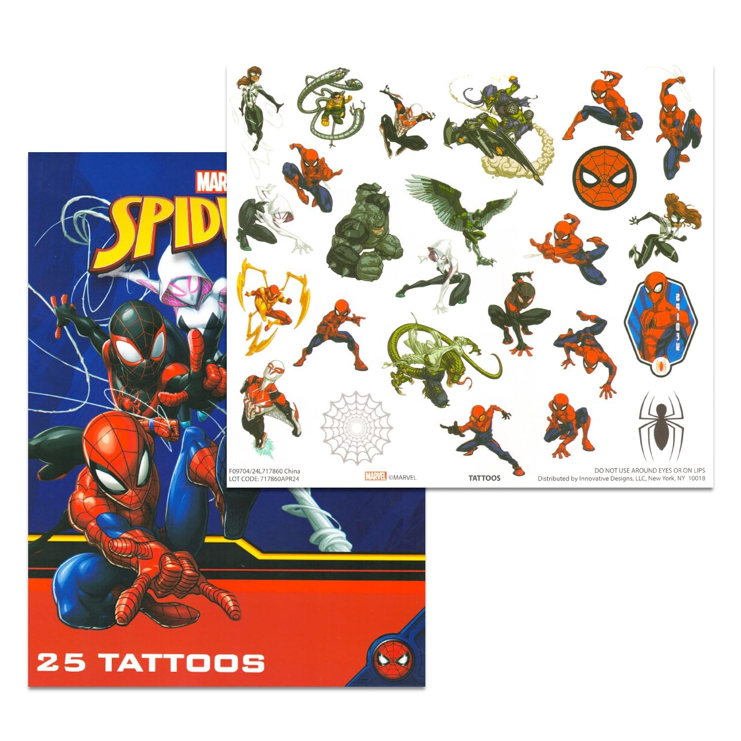 Superhero Tattoos Ultimate Set - Bundle of 150 Pcs Super Hero Temporary Tattoos | Marvel Avengers Superman "TMNT" Power Rangers Transformers - Image 5