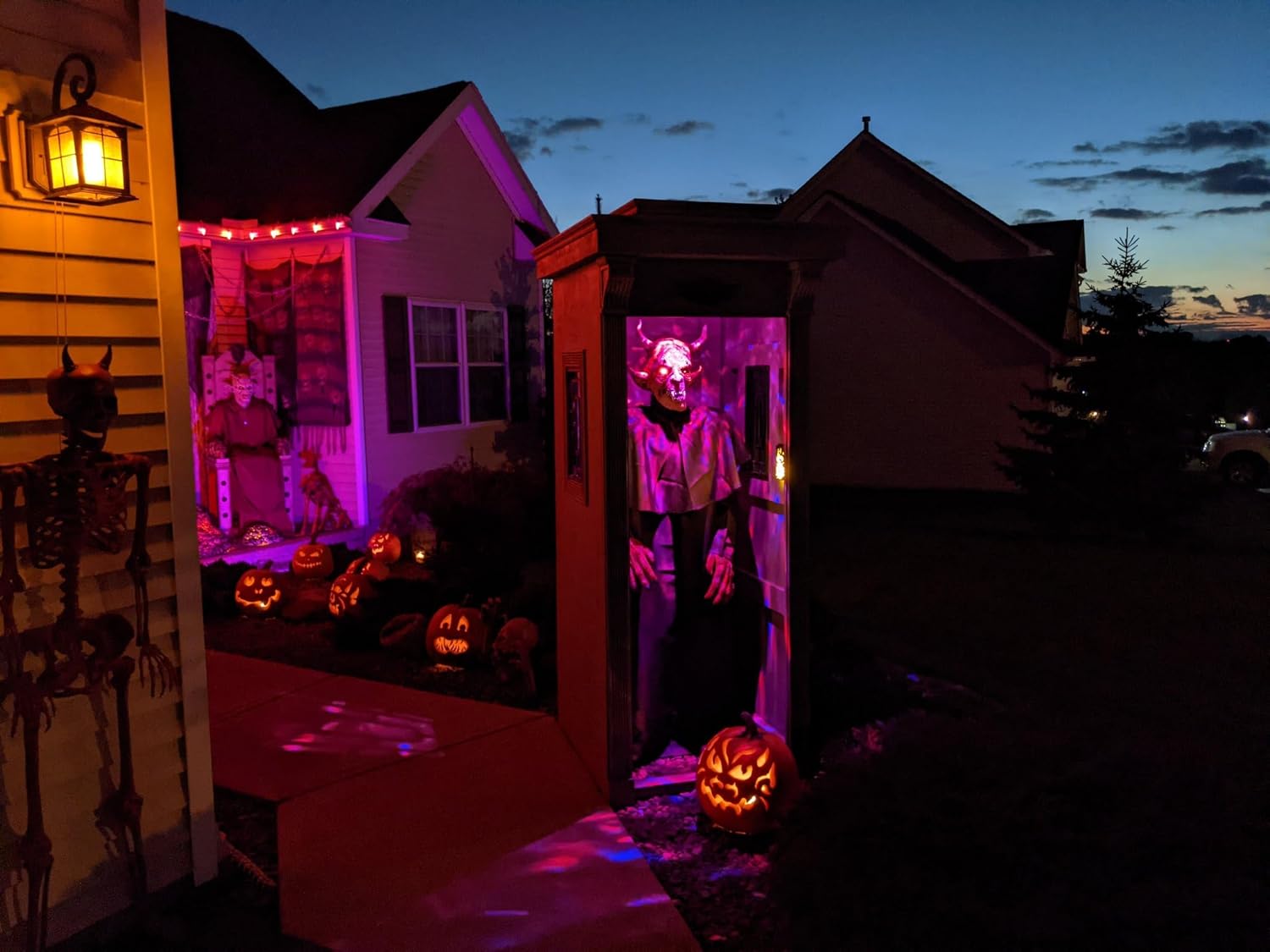 Hompavo 【Upgraded】 LED Flame Light Bulbs, 4 Modes Flickering Light Bulbs with Upside Down Effect, E26/E27 Flame Bulb for Halloween Christmas Party Patio Porch Home Indoor & Outdoor Decorations - 2 - Image 9