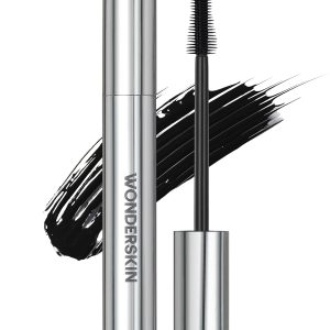 Wonderskin Mascara - Black Mascara for Volume, Length, and Curl - Lengthening, Volumizing & Smudge Proof Lash Makeup