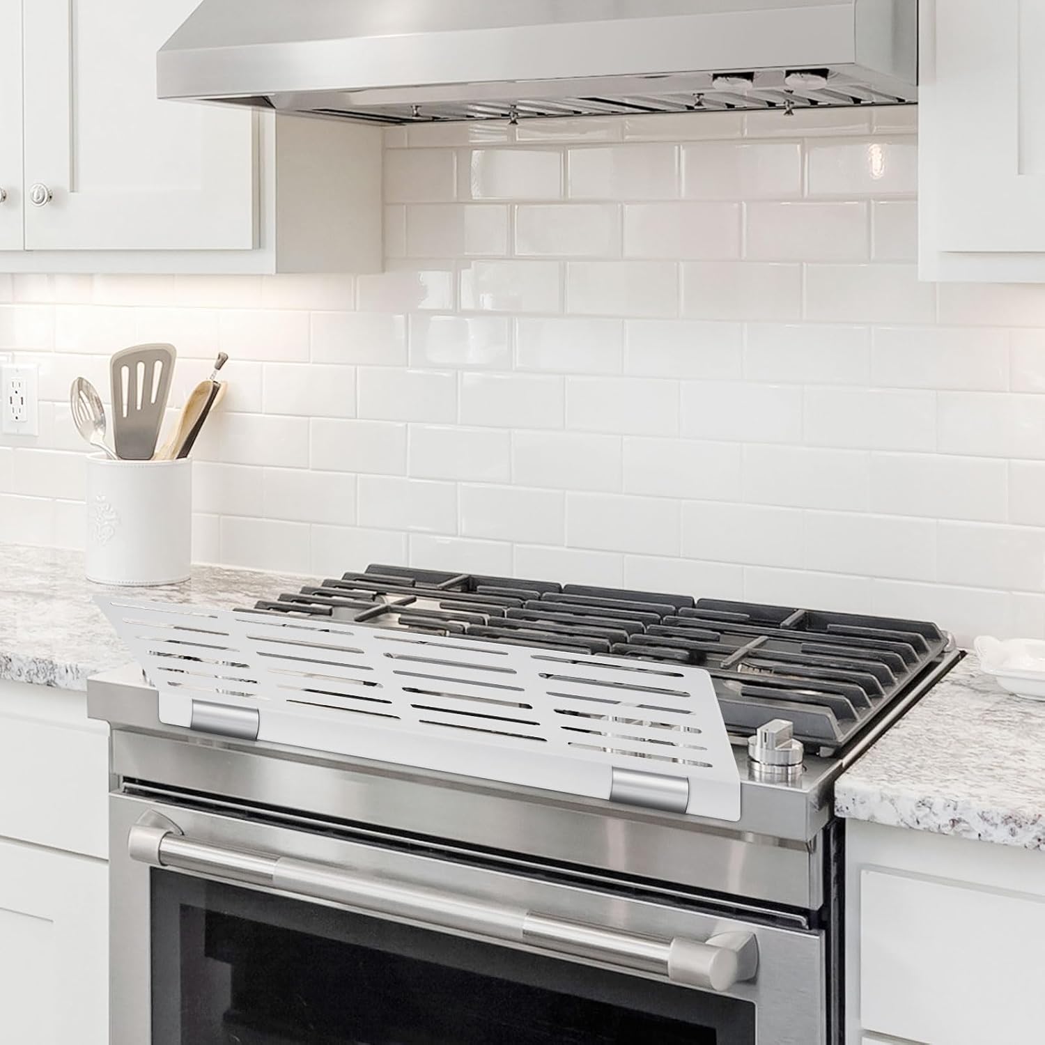 Adjustable Child Safety Stove Guard - Heavy-Duty Heat- Resistant Child Proof Stove Guard That Protects from Burns and Scalds 17”-34” - Image 7