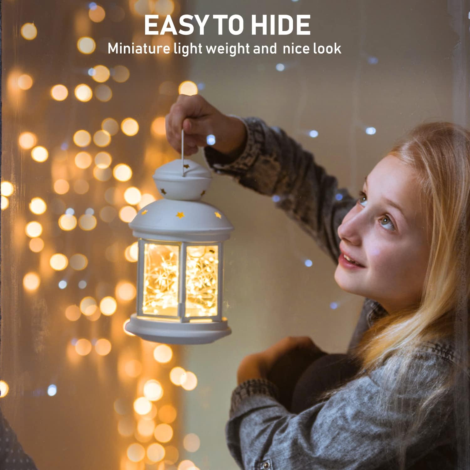 5 Pack Fairy Lights Battery Operated, 7 Feet 20 Led String Lights with Timer, Waterproof Firefly Lights on Silver Wire for Home Party Wedding Christmas Decorations, 6 Hours on/18 Hours Off, Warm White - Image 5