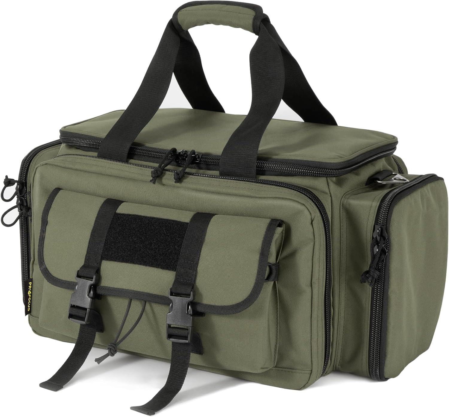 Large Range Bag -Tactical 4+ Pistol Gun Case with Lockable Zippers for Shooting Range Outdoor Hunting Handgun Revolver Carrying Case for Handguns and Ammo