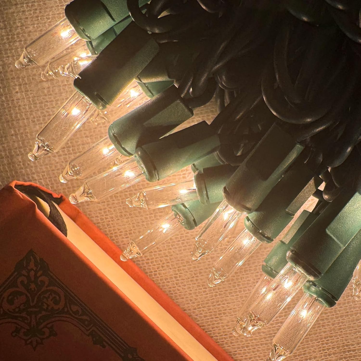 HISHINY Christmas Lights 100 Count Clear Christmas Tree Lights String with Green Wire for Outdoor Indoor Christmas Decorations Wedding Decorations Valentines Day Decor,UL Certified (21feet) - Image 7