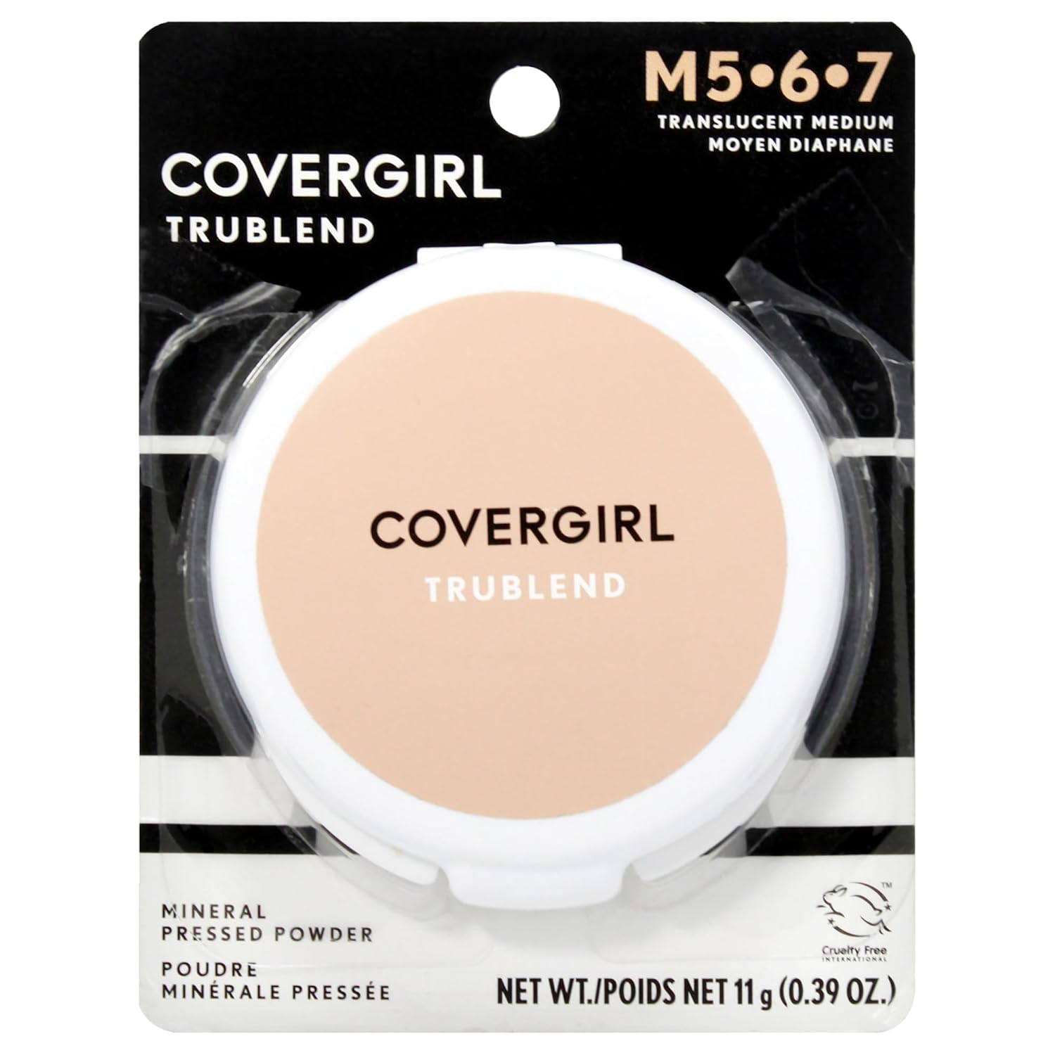 Covergirl Trublend Pressed Powder, 004 Translucent Medium , 0.39 Ounce (Pack of 1)