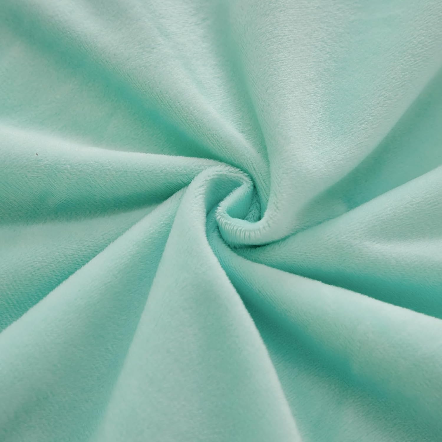 EMME Luxury Blue Fuzzy Duvet Cover Set Twin Size Fluffy Comforter Cover Set 2 Pieces Shaggy and Plush Soft Bedding Duvet Covers (Tie Dye Blue, Twin) - Image 6