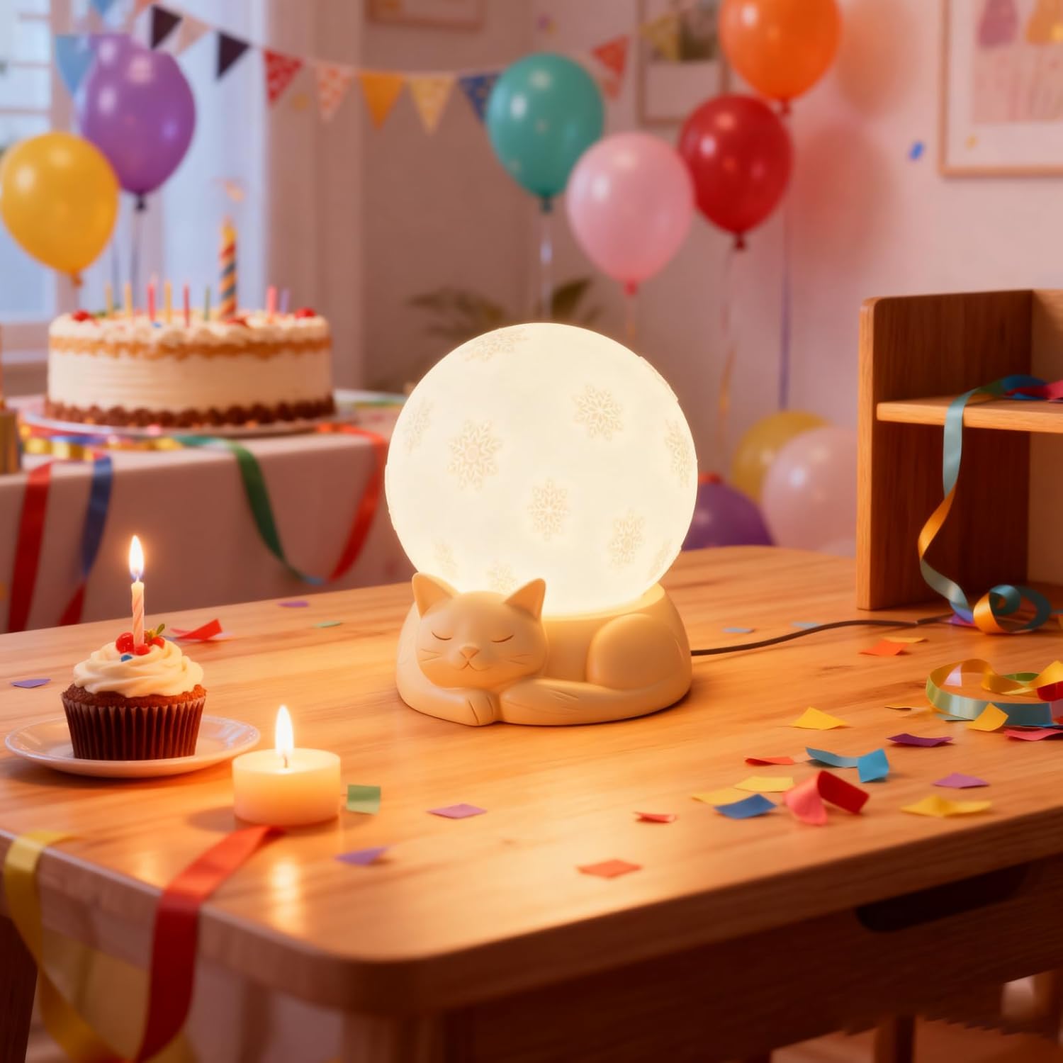 Bedside Table Lamp for Bedroom, Portable LED Desk Lamp, Rechargeable Battery Operated Atmosphere Lamp with 3 Color Temperatures Touch Control for College Dorm Dining Room - Image 8