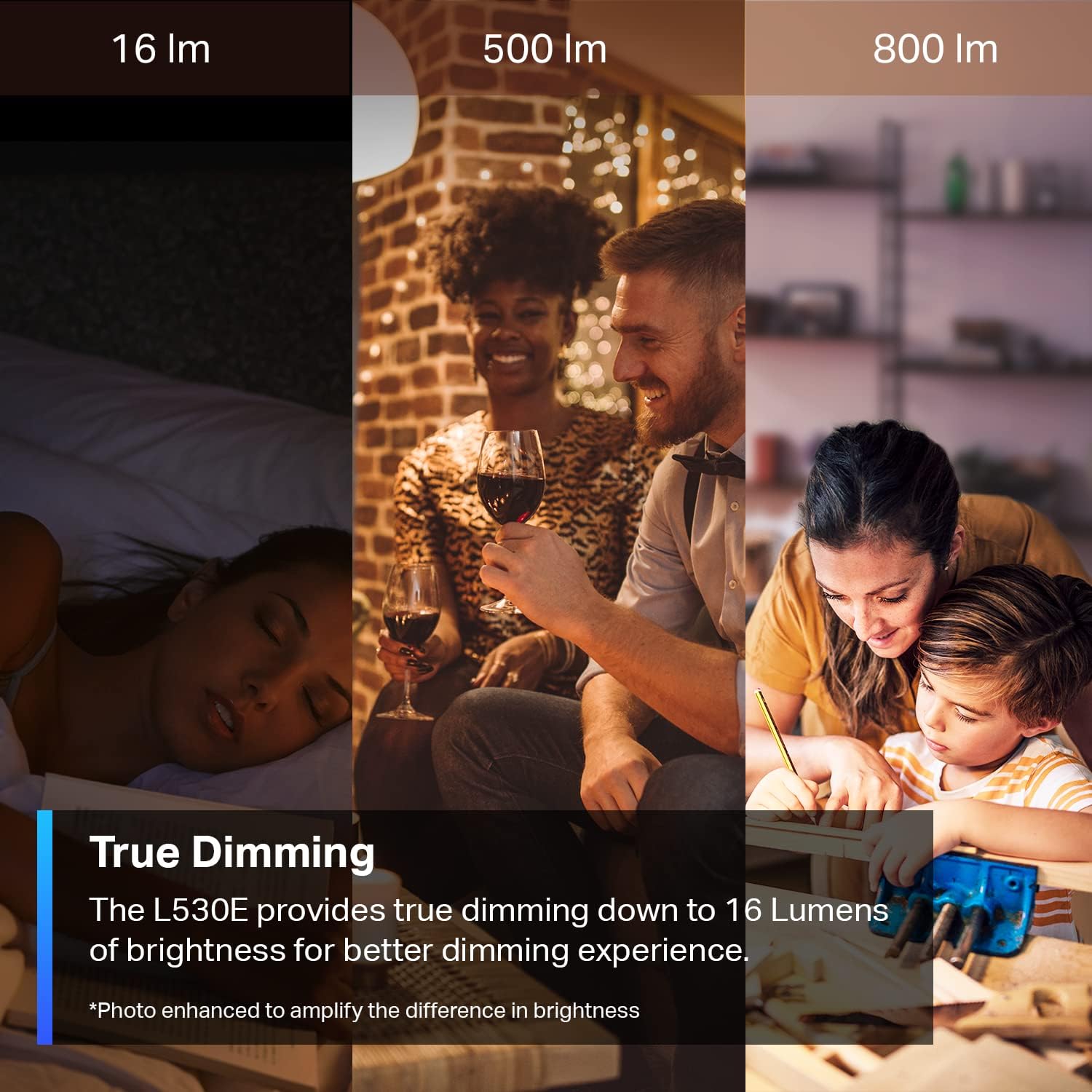 Tapo TP-Link Smart Light Bulbs, 16M Colors RGBW, Dimmable, Compatible with Alexa and Google Home, A19, 60W Equivalent, 800LM CRI>90, 2.4GHz WiFi only, No Hub Required, L530E(4-Pack) - Image 4