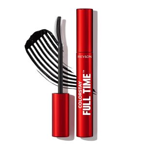 Revlon ColorStay Full Time Volumizing Mascara, 24 Hour Wear, Smudge-Proof, Non-Clumping, Flake-Free, Stocking Stuffer for Her, 401 Blackest Black