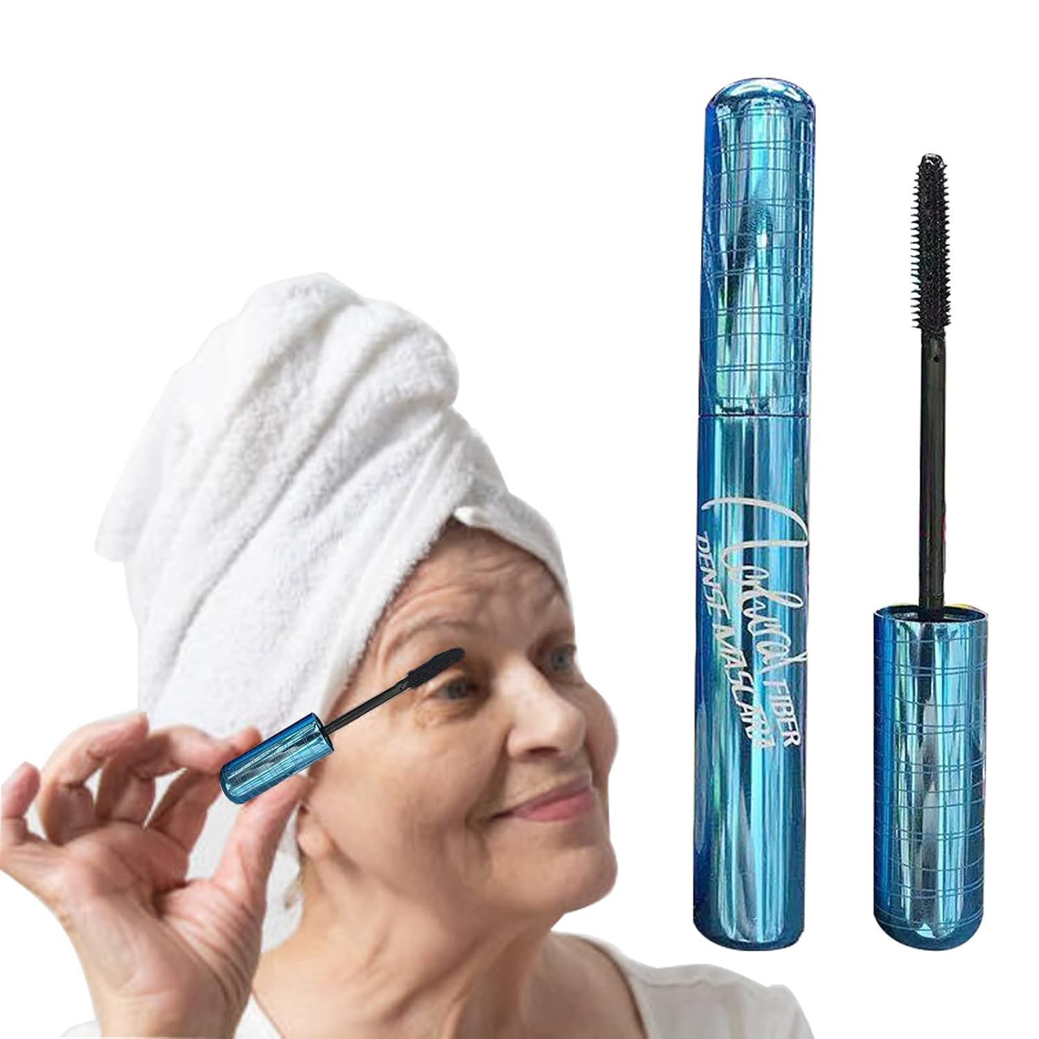 Mascara for Older Women 60 Plus, Mascara for Women over 60 with Thinning Lashes, Waterproof Hypoallergenic Tubing Mascaras Black Volume and Length for Sensitive Eyes (1 Pack)