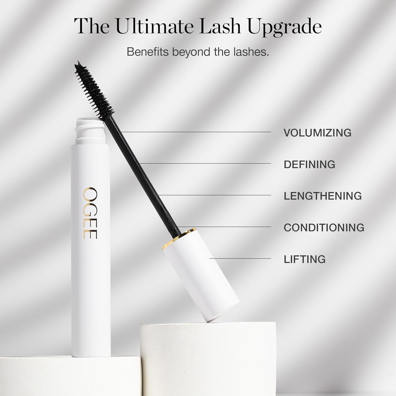 Ogee Beyond Clean Volumizing Mascara - Certified Organic Black Mascara for Volume and Length - Lengthening Lashes for Sensitive Eyes - Image 3