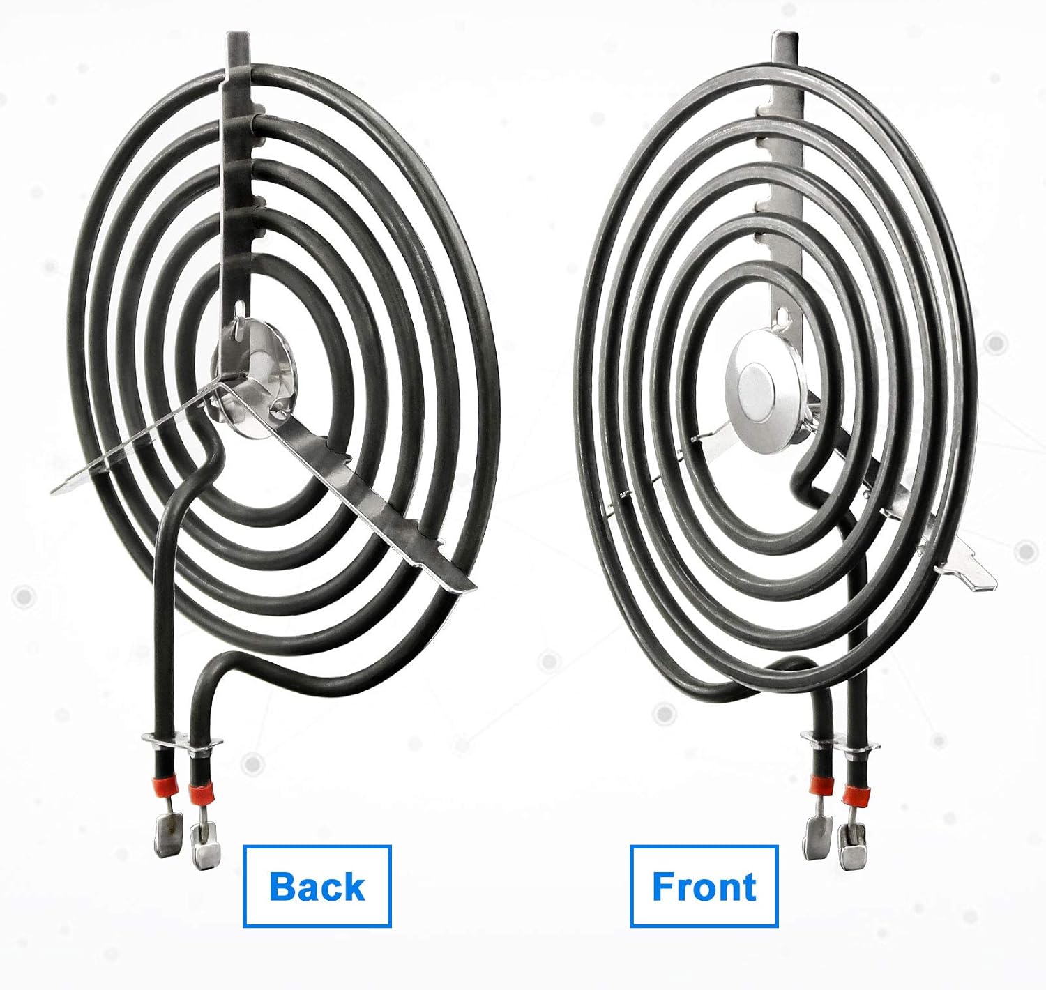 8" WB30T10074 Electric Range Burner for GE Hotpoint Stove Oven Coil Surface Heating Element Replace CH30T10074 S30T10074 PS243922 AP3186376 by APPLIANCEMATES - Image 3