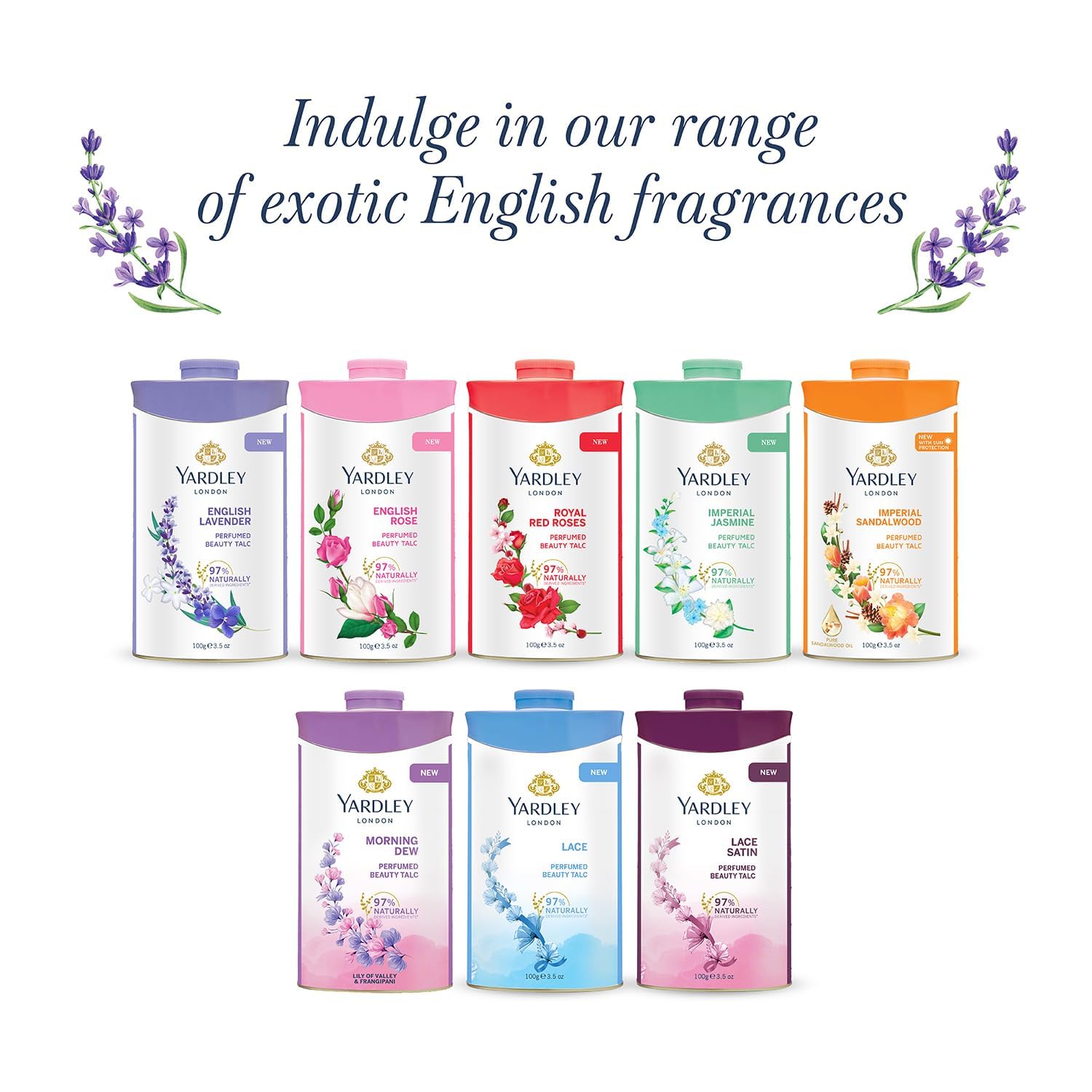 Yardley English Lavender Perfumed Talc | 250g (8.81 Ounce) | Pack of 1 - Image 7