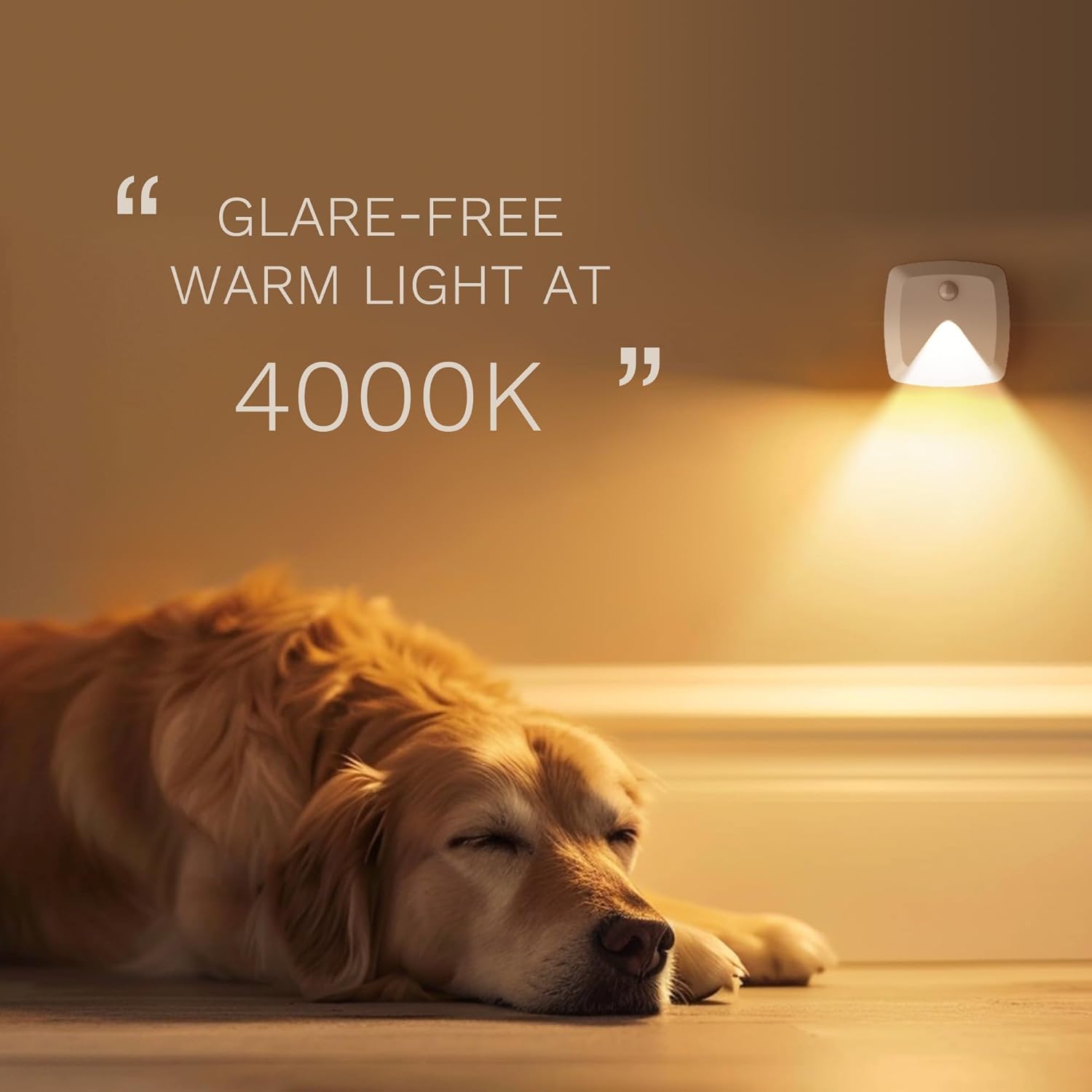 6-Pack Stick-on Motion Sensor Lights, Warm White LED Night Light, Stick-Anywhere Stair Lights, Closet Light, Battery Operated Wall Light for Kitchen, Hallway, Bedroom, Bathroom, Stairs - Image 6