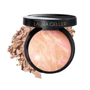 LAURA GELLER NEW YORK Baked Balance-N-Glow Illuminating Foundation - Porcelain - Buildable Sheer to Light Coverage - Satin Finish
