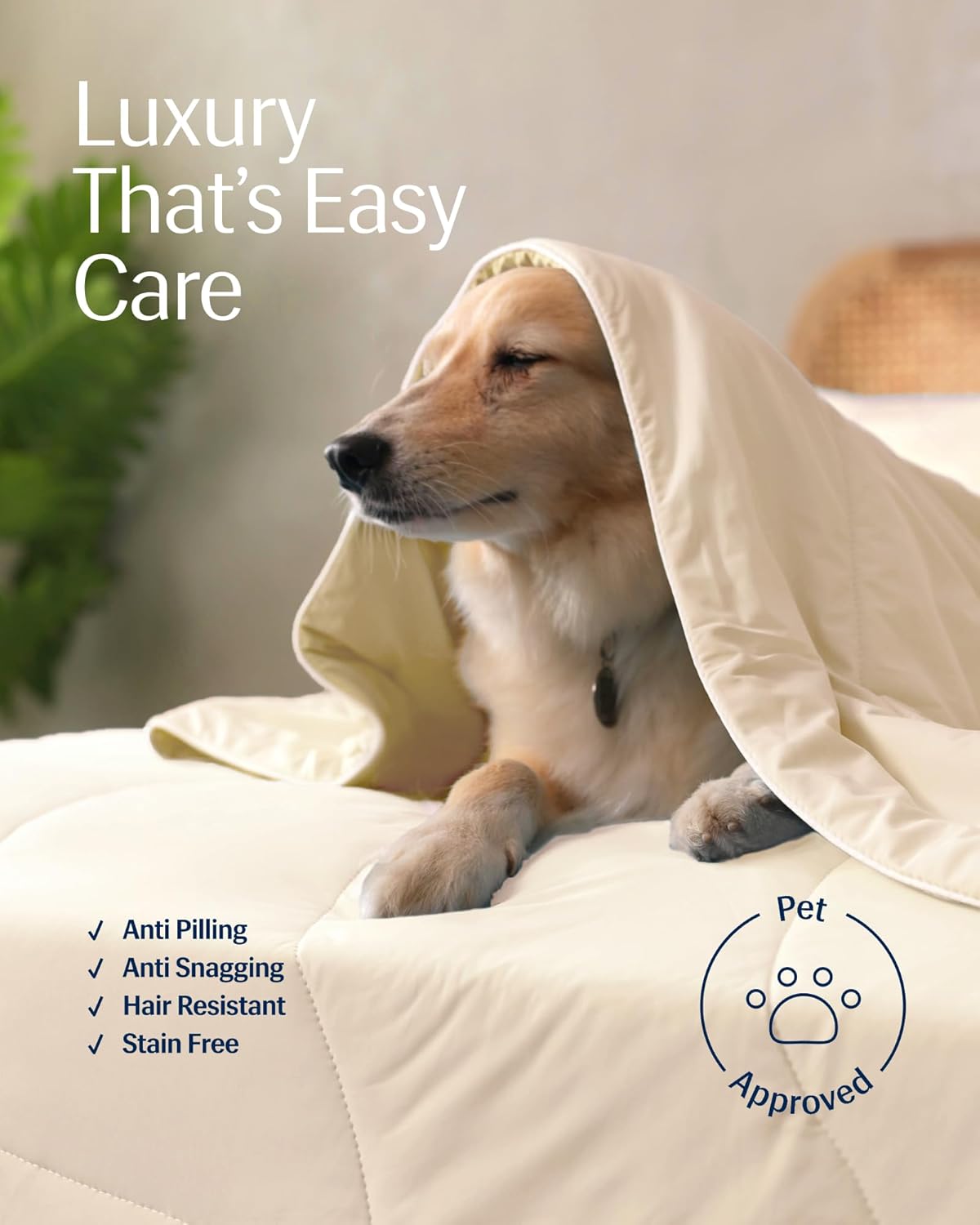 REST® Evercool® Cooling Comforter, King/Cali King, Blanket for Hot Sleepers, All Season Bedding to Keep Cool for Night Sweats, Breathable Lightweight Blanket, 106x90 Inches, Snow Ivory - Image 7