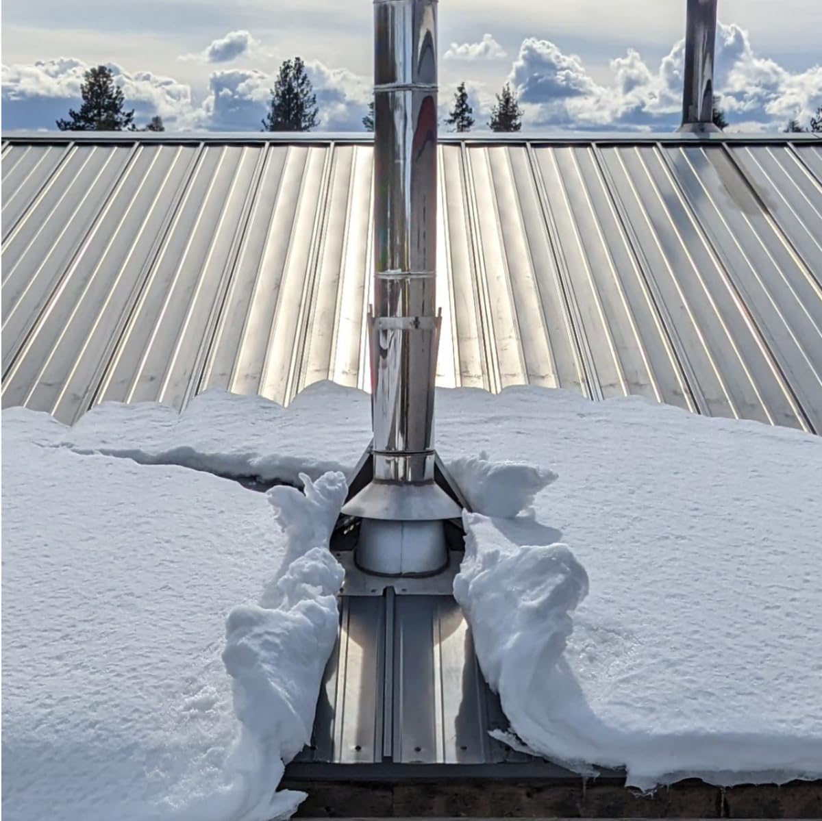 Kuma Snow Destroyer for Chimneys. USA Made. Universal Fit. Lifetime Protection for 6-8" Wood Stove Chimneys - Image 6