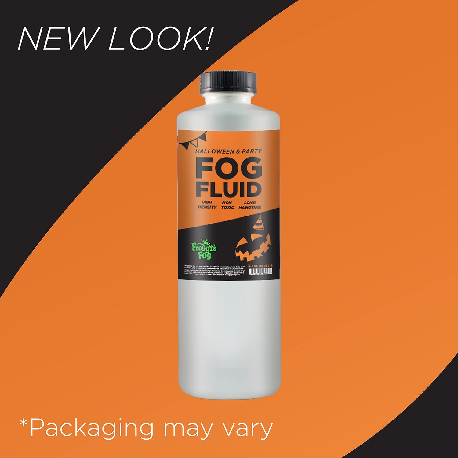 Froggy's Fog Halloween and Party Fog Fluid, High Output Long-Lasting Fog Juice for 400-1500 Watt Water-Based Fog Machines, Great for Pro and Home Haunters, Theatrical Effects, DJs, and More, 1 Quart - Image 2