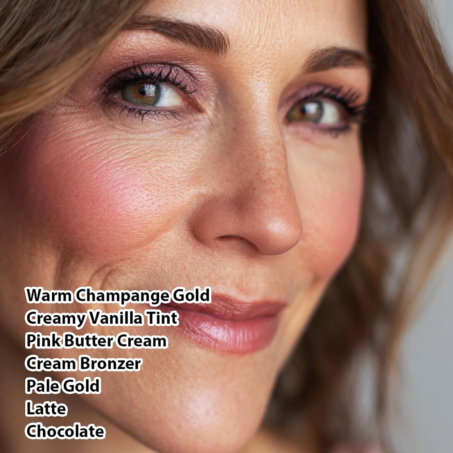 Baked Makeup Palette with Bronzer, Blush Eyeshadows Multi-Purpose Travel Compact, Velvety Smooth Finish, Neutral Pigmented Colors, Vegan Cruelty, Gift Set for Women - Image 2